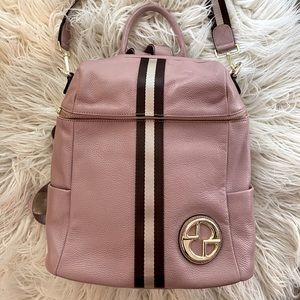 Bostanten leather backpack bag